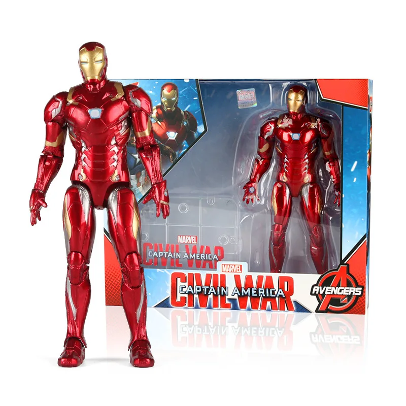 Фигурки героев Marvel 17 см детские игрушки Человек паук Черная пантера ведьма экшн