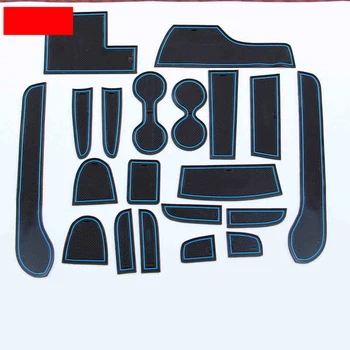 

Lsrtw2017 Emulsion Car Door Slot Mat for Mitsubishi Pajero Sport Montero 2008 2009 2010 2011 2012 2013 2014 2015 2016