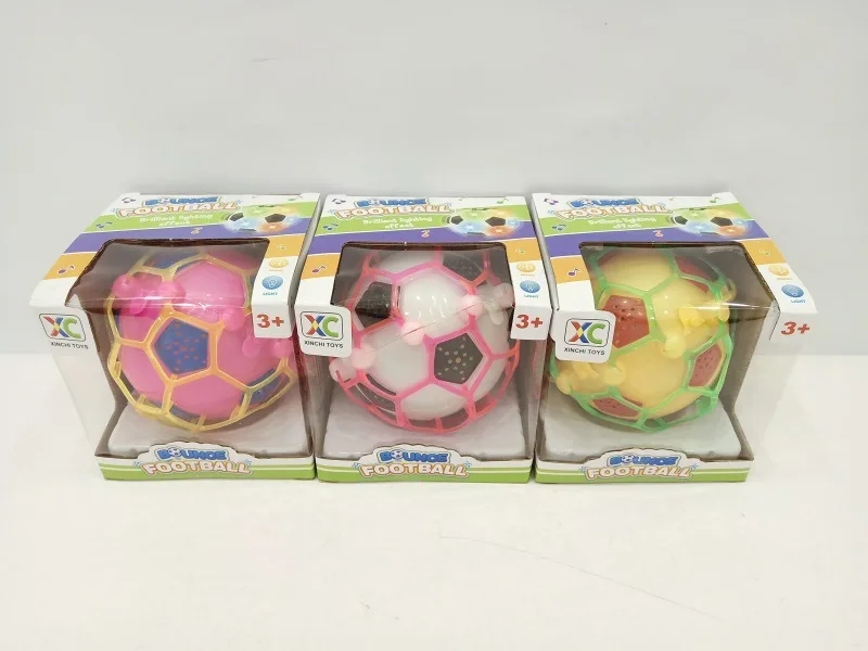 

Creative Children beng beng qiu Glowing Toy Novelty Music Ball Flash Bouncing Ball Stall Hot Selling
