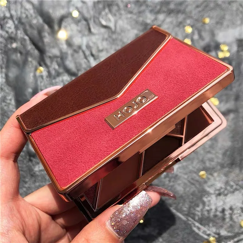 Fashion Weekly Magazine Shining Eye Shadow Textured Leather Matte Glitter Shimmer Nude Long lasting Pigment Beauty Eye Makeup