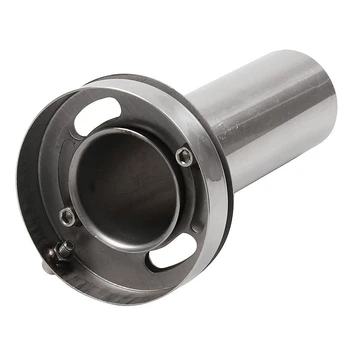 

Car Universal Exhaust Pipe Muffler Adjustable 304 Stainless Steel Tail Throat Muffler