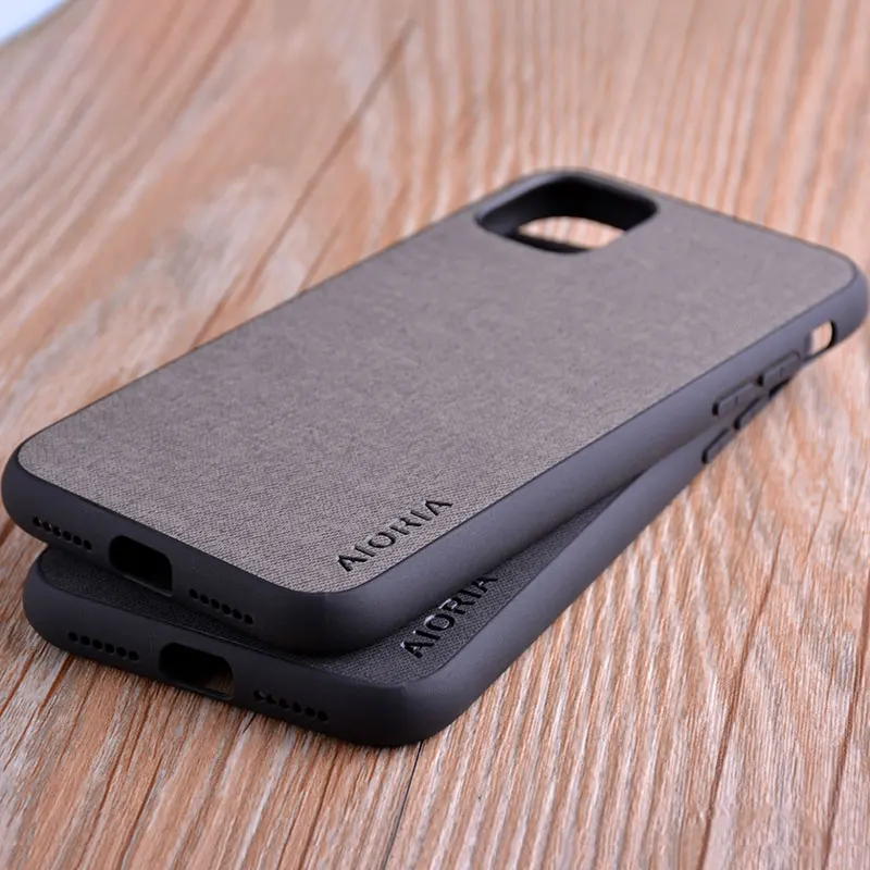 Чехол для iphone 11 pro max, роскошный, текстильный, кожаный, мягкий, TPU, жесткий, PC, чехол для телефона, для iphone 11 pro max, чехол, funda capa