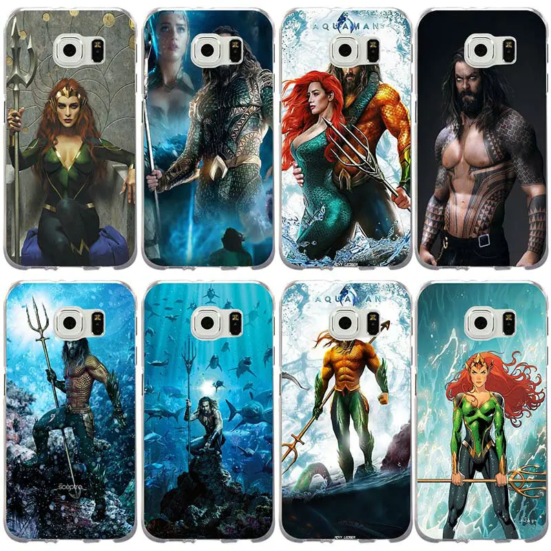 Hot Movie Aquaman Soft TPU Mobile Phone Assassins for Samsung Galaxy Note 2 3 4 5 8 S2 S3 S4 S5 Mini S6 S7 S8 S9 Edge Plus | Мобильные