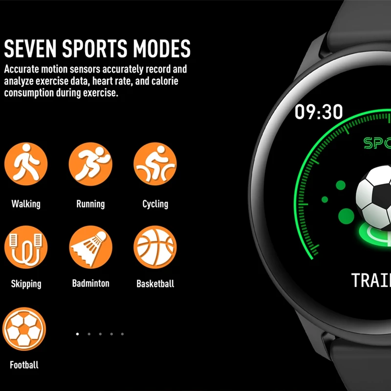 Kw19 Men Smartwatch Waterproof Wearable Device Heart Rate Monitor Color Display Sports Women Smart Watch for Ios Samsung Pk Dt88