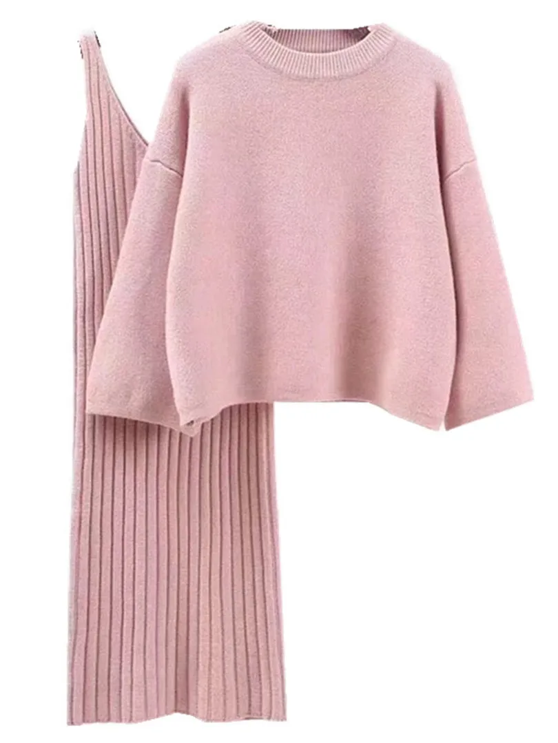 Осенний стильный модный комплект со свитером, поставка товаров AliExpress