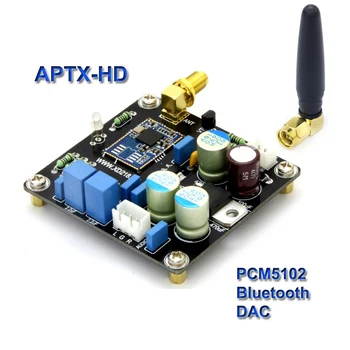 

APTX-HD CSR8675 Bluetooth 5.0 Audio Wireless Music Receiver PCM5102A I2S Decoding DAC Board