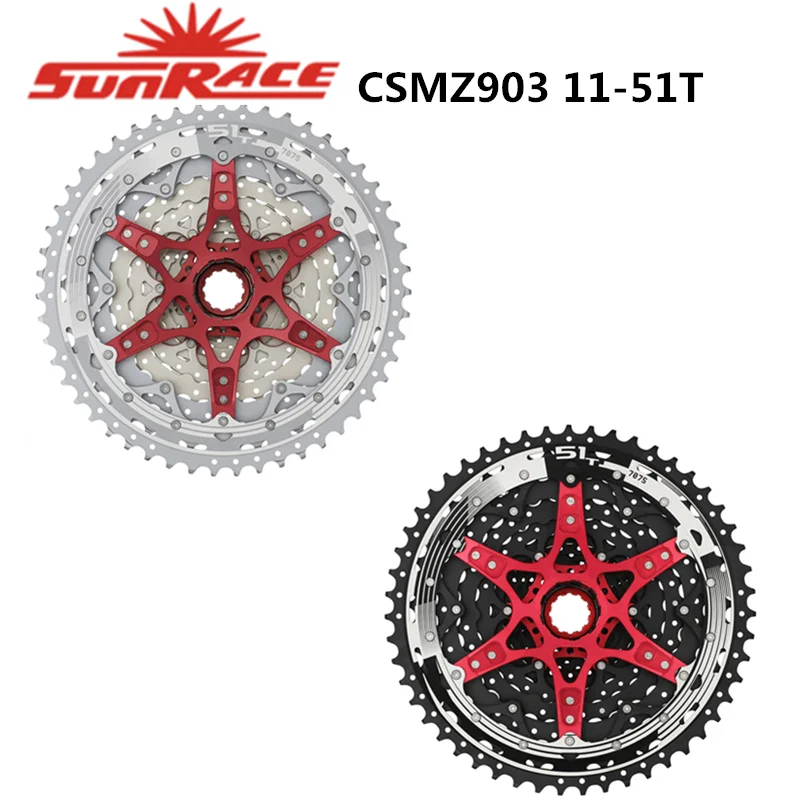 SunRace CSMZ901 CSMZ903 CSMZ90 11-50 11-51T Cassette 12 Speed Compatible Shimano SunRace CSMZ901 CSMZ903 CSMZ90 11-50 11-51T Cassette 12 Speed Compatible Shimano