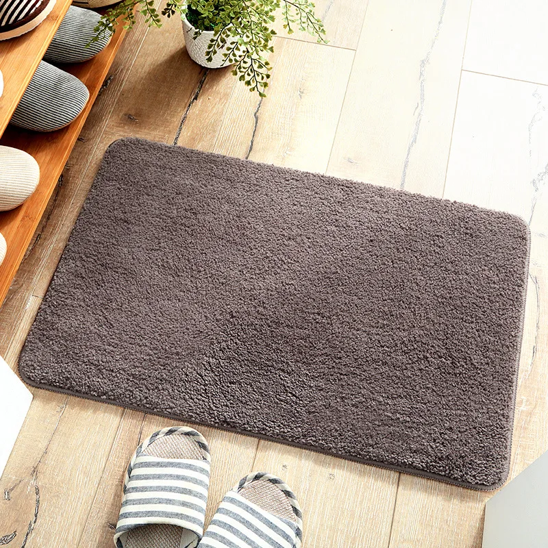 Коврик для ванной супер абсорбент ковры хлопковое волокно пол комнаты коврик