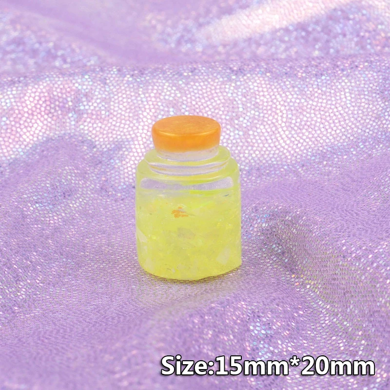 5pcs toy 4 5 шт. DIY Поставки слаймов Красочные Творческие Звезды смолы бутылки поставки глины украшения аксессуары игрушки для детей подарок - Color: 5pcs toy 4