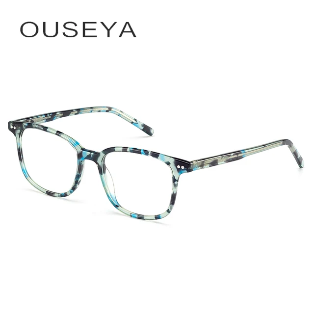 Acetate Kids Eyeglasses Frame Glasses Transparent Fashion Square Noughts Zero Clear Myopia Optical Glasses Frame Cb3818 Men S Eyewear Frames Aliexpress