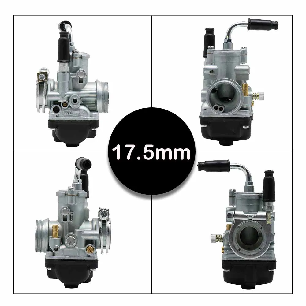 ZS MOTOS 17 мм 19 21 Dellorto PHBG DS черный гоночный карбюратор Carb DIO JOG 50cc 90cc BWS100 для мотоцикла