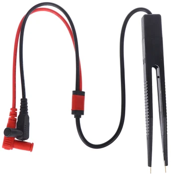 

1 PCS SMD SMT Chip Test Clip Lead Probe Multimeter Meter Tweezer Capacitor Resistance P0.05 LCR Bridge Test Clip