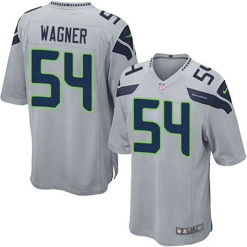 Темно-серый Мужские футбольные майки Seattle Shaquem Griffin Russell Wilson Bobby Wagner Doug Baldwin - Цвет: Темно-серый