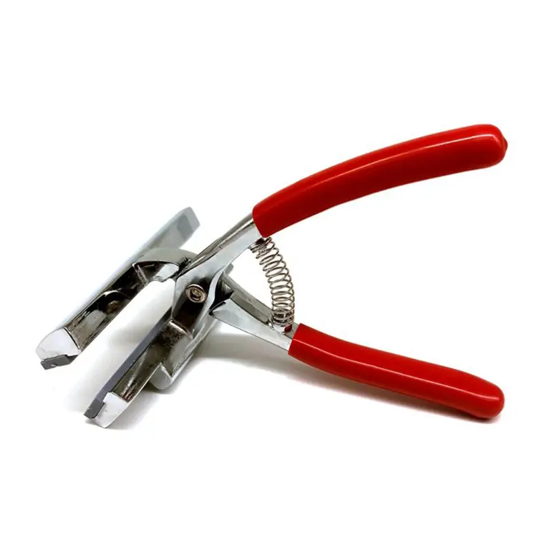 12cm Oil Painting Pliers Clamp with Red Handle Stretched Canvas Cloth Fabric Wide Jaw Stretch Tool for Advertising Print Q1JC