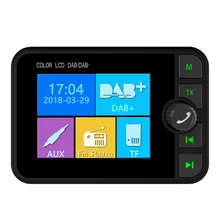 DAB радио приемник цифровой цветной дисплей FM передача BT MP3 музыкальный плеер для автомобиля(только для стран, которые имеют DAB сигнал