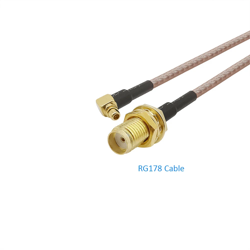 1 шт. 15 см высокочастотный кабель RG178 Pigtail SMA Female to MMCX Male Прямоугольный разъем Plug Jack