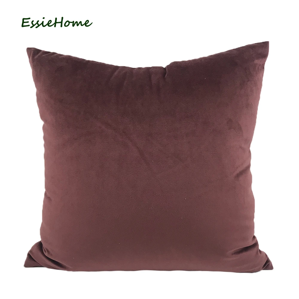 Домашний матовый толстый мягкий Бархатный Чехол для подушки ESSIE чехол подушка