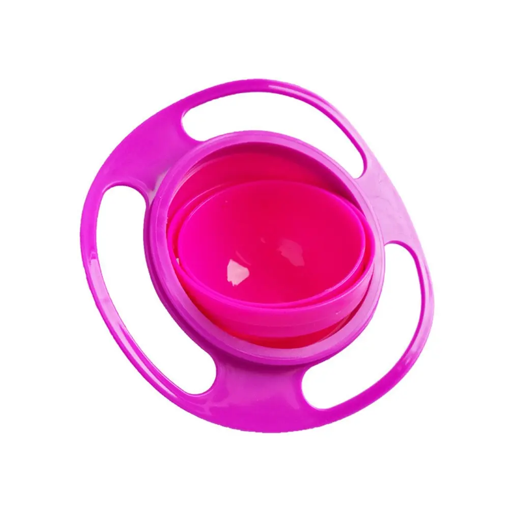 Amazon kids bowl 360 градусов вращение баланс чаша Гироскопическая чаша для кормления UFO чаша детская чаша не падающая чаша