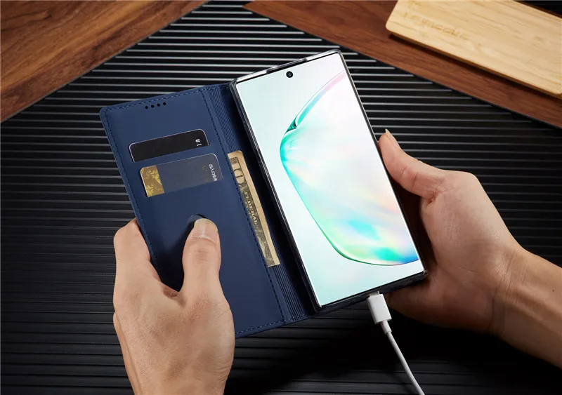 Для samsung Galaxy Note 10 Чехол Galaxy Note 10 Plus чехол кожаный бумажник чехол для телефона для samsung Galaxy Note 10 Plus флип-чехол