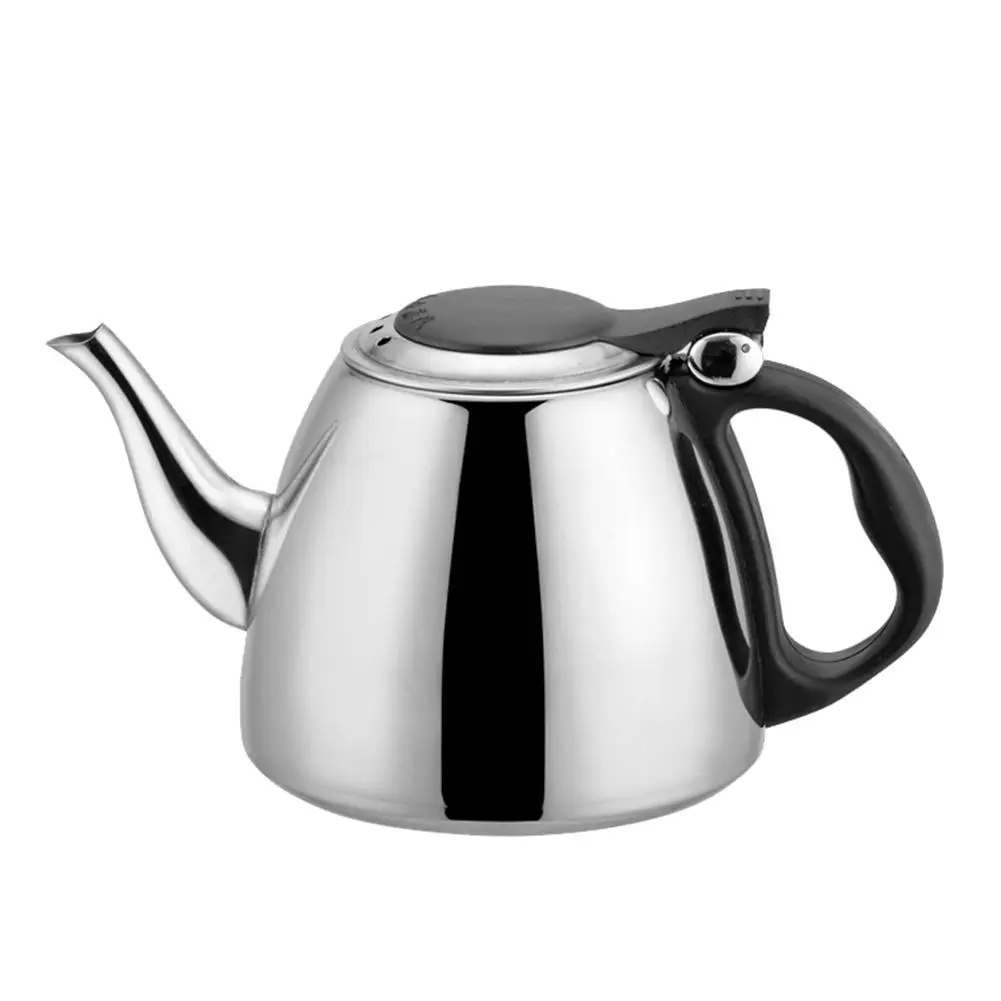 1.2L кухонный чайник из нержавеющей стали ручной мгновенный плоский нижний чайник для воды индукционная плита нагрев кипящий чайник