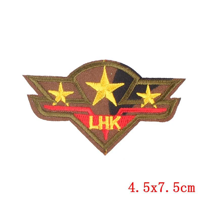 0961 Военные значки, нашивки для вышивки, железные нашивки для одежды, DIY наклейки, пришитые на одежду, джинсовая куртка, рюкзак, сумка, значки F - Цвет: 0961