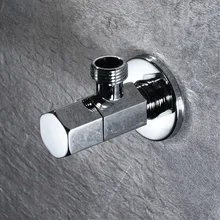 Hideep Copper Chrome liu jiao fa One-in Angle Valve Extended Edition Angle Valve Manufacturers Direct Selling HIJF018