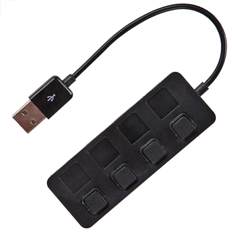 USB Hub 2,0 Мульти USB порт 4 порта концентратор Высокоскоростной usb-порт Hab с защитой безопасности USB разветвитель для ПК Компьютерные аксессуары