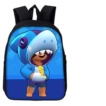 

New 3D Printing Backpack Fashion Cartoon Game hero Leon School Backpacks For Kids mochila infantil menina