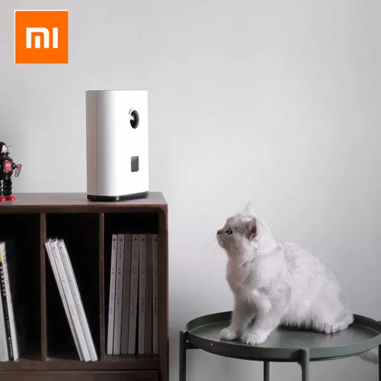 Xiaomi mijia Pawbby HD 1080P wifi умный питомец многоцелевой снэк-машина с камерой Двусторонняя Интерком для собаки кошки