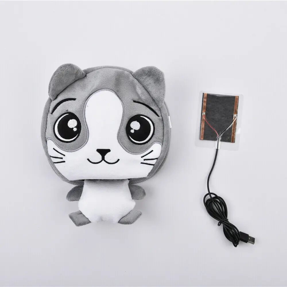 Мультяшный теплый зимний USB Коврик для мыши с подогревом коврик для мыши грелка рук Защита на запястье Рождественский подарок