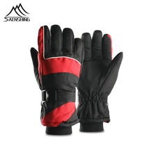 SAENSHING теплые лыжные перчатки Сноуборд перчатки Для мужчин зимние спортивные водонепроницаемый ветрозащитный защита от снега на открытом воздухе Мотоциклетные Перчатки