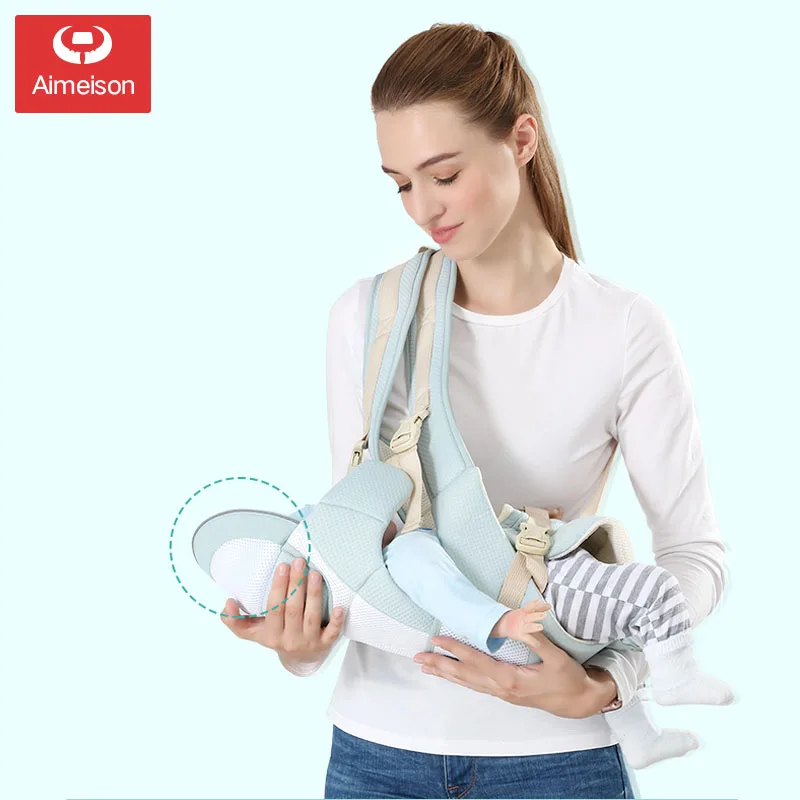 Рюкзак-кенгуру для переноски ребенка с регулируемым передним держателем и ремнем безопасности для младенцев AYD001