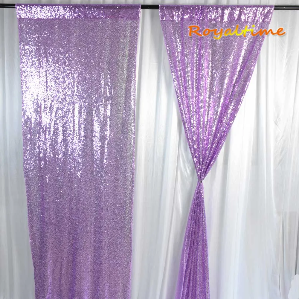 Royaltime Sequin Backdrop Curtain Panel 2x8FT-Blush,Sequin Photography Backdrop Curtain for Wedding Party/Home Curtain Decor
