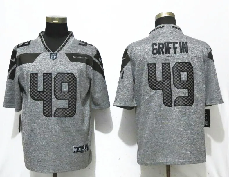 AS PICTURE Сшитые мужские рубашки Seattle Shaquem Griffin Russell Wilson 12s Rashaad Penny Vapor Untouchable Limited Jersey - Цвет: AS PICTURE