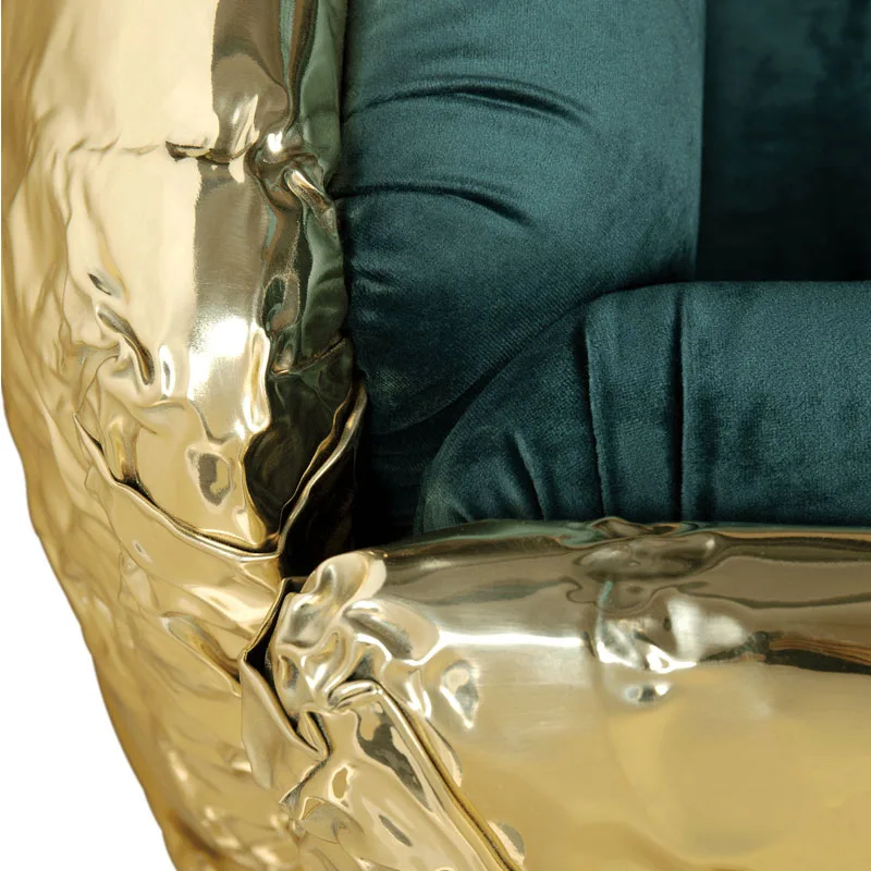 Французское кресло Стиль пост-современный кожаный одноместный диван