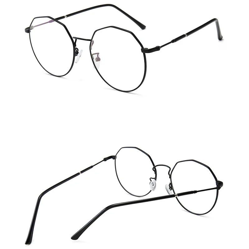 Компьютерные очки, оправа для очков, анти-синий светильник, очки, Антибликовая оправа для очков, женские полигоновые прозрачные линзы, очки