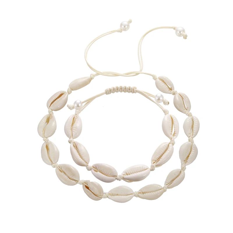 Style 5 Boho Hawaii, морская раковина, браслет на лодыжку, ожерелье, ювелирное изделие, богемная веревка, цепочка, колье для женщин, лето, океан, воротник, ожерелье, подарки - Окраска металла: Style 5