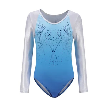

5-12Years Girls Ballet/Skate Gymnastics Leotard/Unitards Long Sleeve Children Dancewear