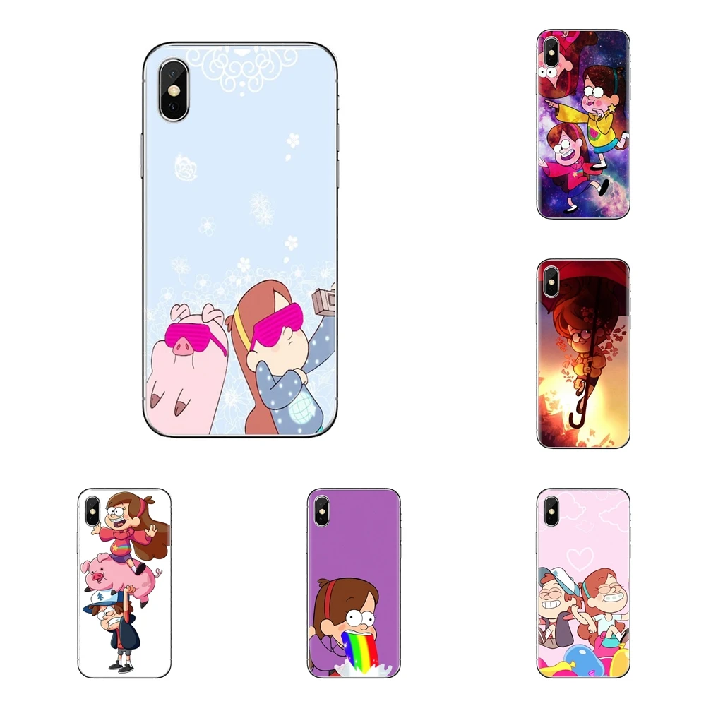 Мультяшный гравитационный водопад Mabel Pines для iPod Touch Apple iPhone 4 4S 5 5S SE 5C 6 6S 7 8 X XR XS Plus MAX