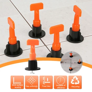 

50PCS Tile Leveling System Level Wedges Tile Spacers for Flooring Wall carrelage Leveling System Leveler Locator Spacers Plier