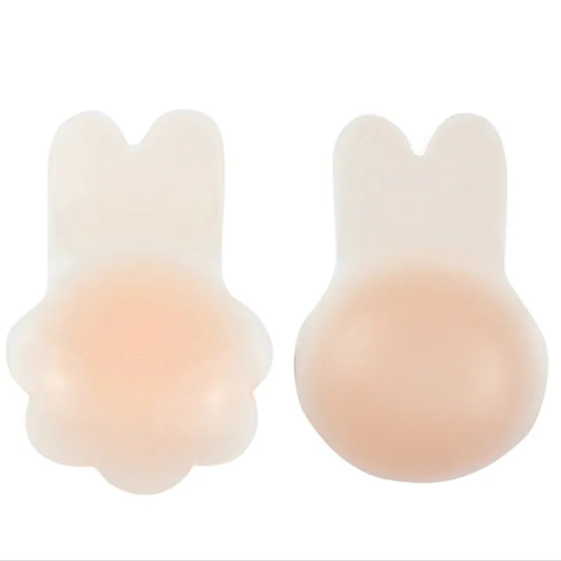 

Reusable Silicone Invisible Lingerie Pad Enhancers Push Up Bra Strapless Adhesive Bra Self Adhesive Nipple Breast Pasties Cover