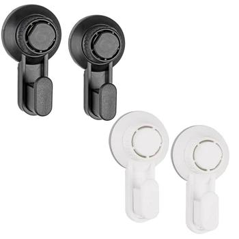 

HOT SALE 2 Pack Suction Cup Hooks, Reusable Utility Hooks, Waterproof and Oilproof, Bathroom Kitchen Heavy Duty Hooks
