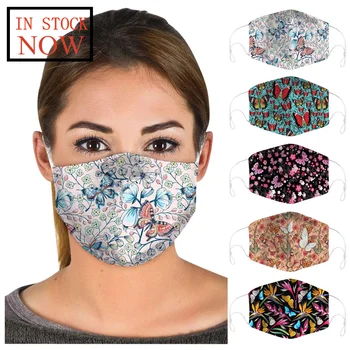 

Universal Prints And Smog-Washable Mask For Adults In Europe And America Reusable Mask Face Shield Masque Mouth-muffle Respirato