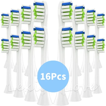 

16Pcs Toothbrush Heads for Philips Sonicare Toothbrush Heads Fits 2 Series, 3 Series Gum Health, Diamond Clean