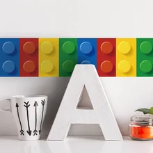 Funlife в европейском и американском стиле Модные плинтус талии строительные блоки Стиль детская комната для школьного Кабинета, детского сада умывальник BS