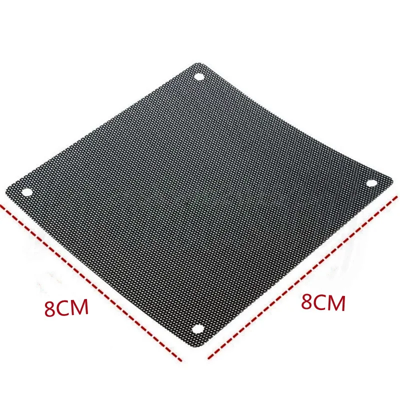 Set of 5 PC Cooler Fan Dustproof Filters - Dust Net PVC Strainer for 3cm-8cm Computer Cooling Fans. Description Image.This Product Can Be Found With The Tag Names Computer cleaners, Computer Office, Pc