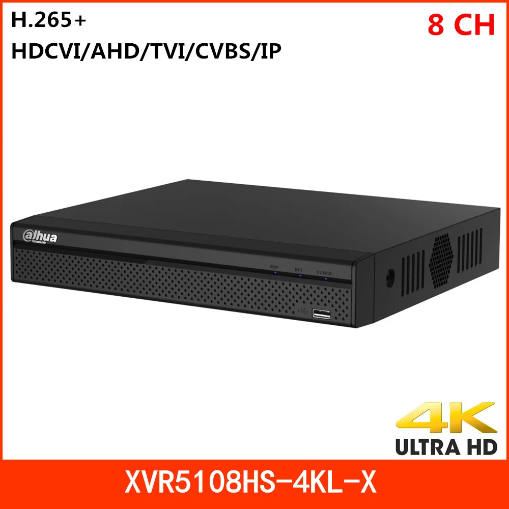 Dahua New 8 Channel Xvr Video Recorder Xvr5108hs4klx H.265 4k