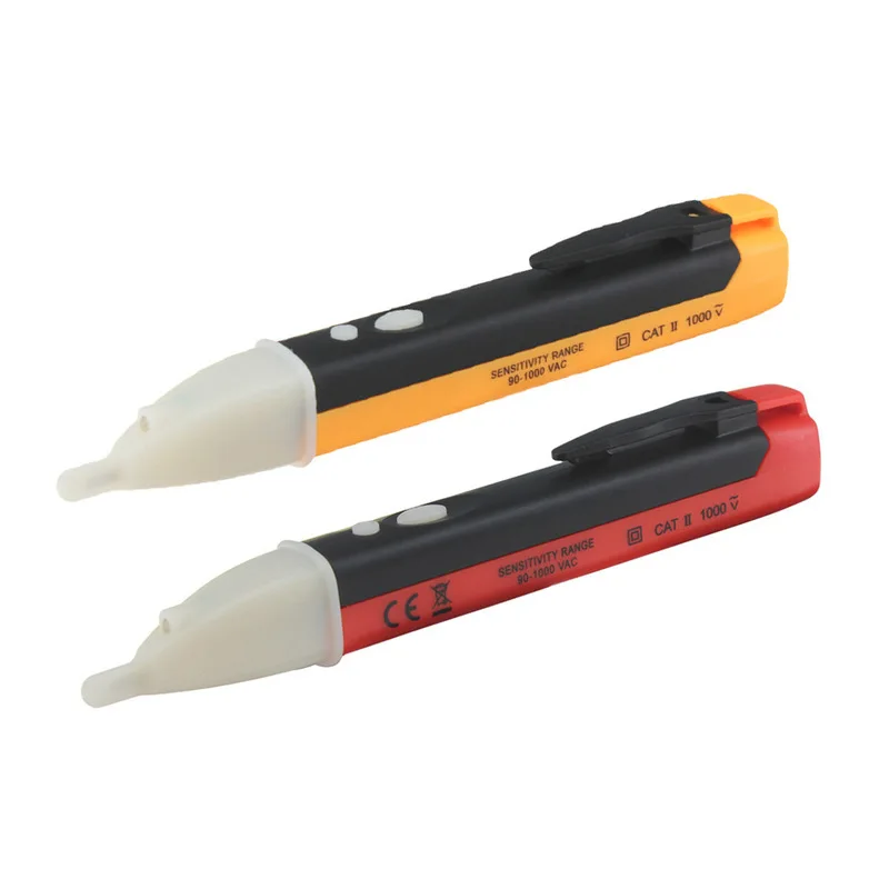 2019 New Digital 90 1000V 12 1000V AC Voltage Detectors Non Contact Tester Pen Tester Meter Volt Current Electric Test Pencil|Voltage Meters| - AliExpress