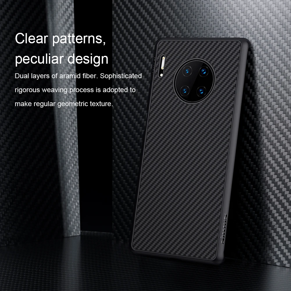 Для huawei mate 30 Pro Ультратонкий чехол Nillkin из синтетического волокна и углеродного пластика задняя крышка для телефона чехол для huawei mate 30