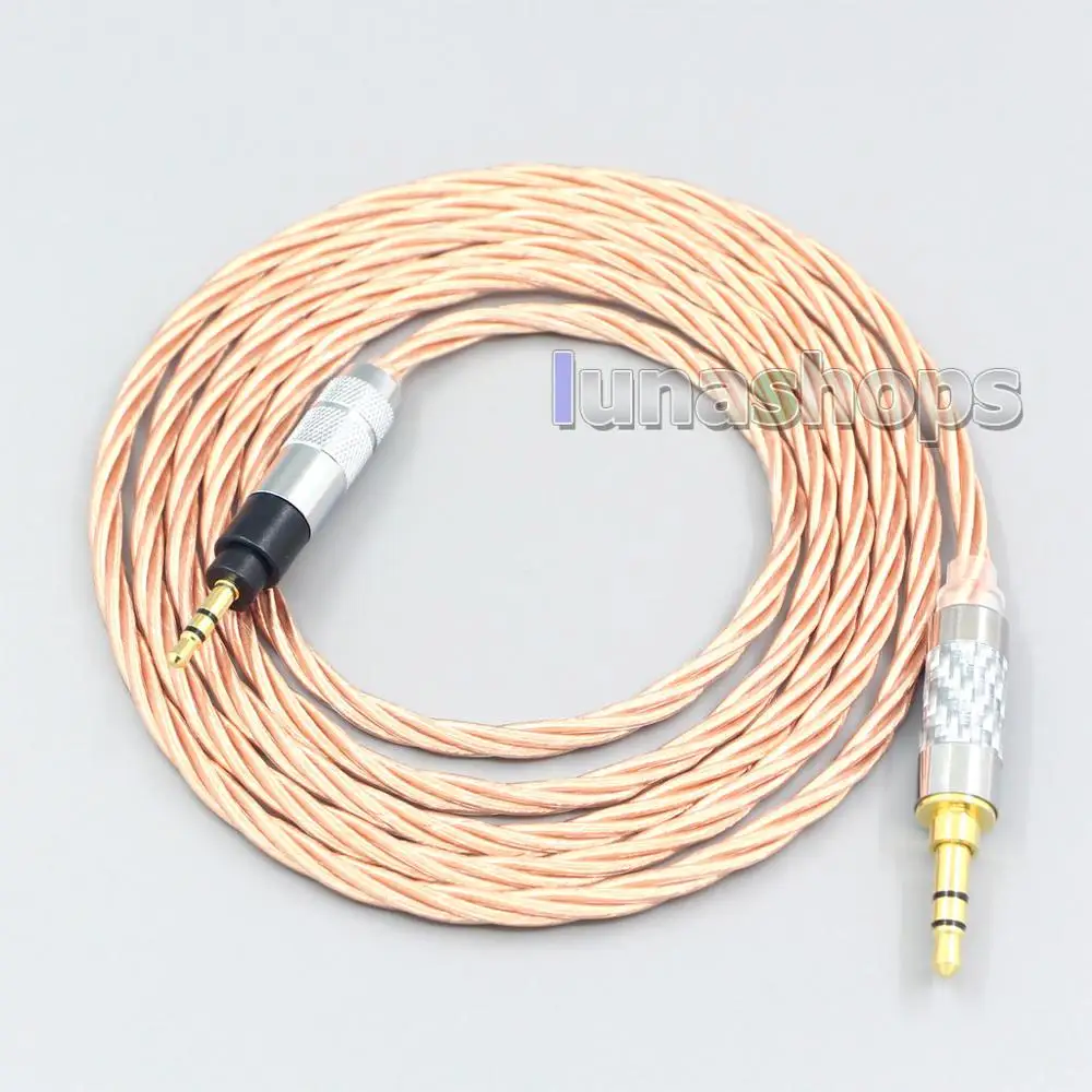 LN007160 Silver Plated OCC Shielding Coaxial Earphone Cable For Sennheiser Urbanite XL On Over Ear Headphones